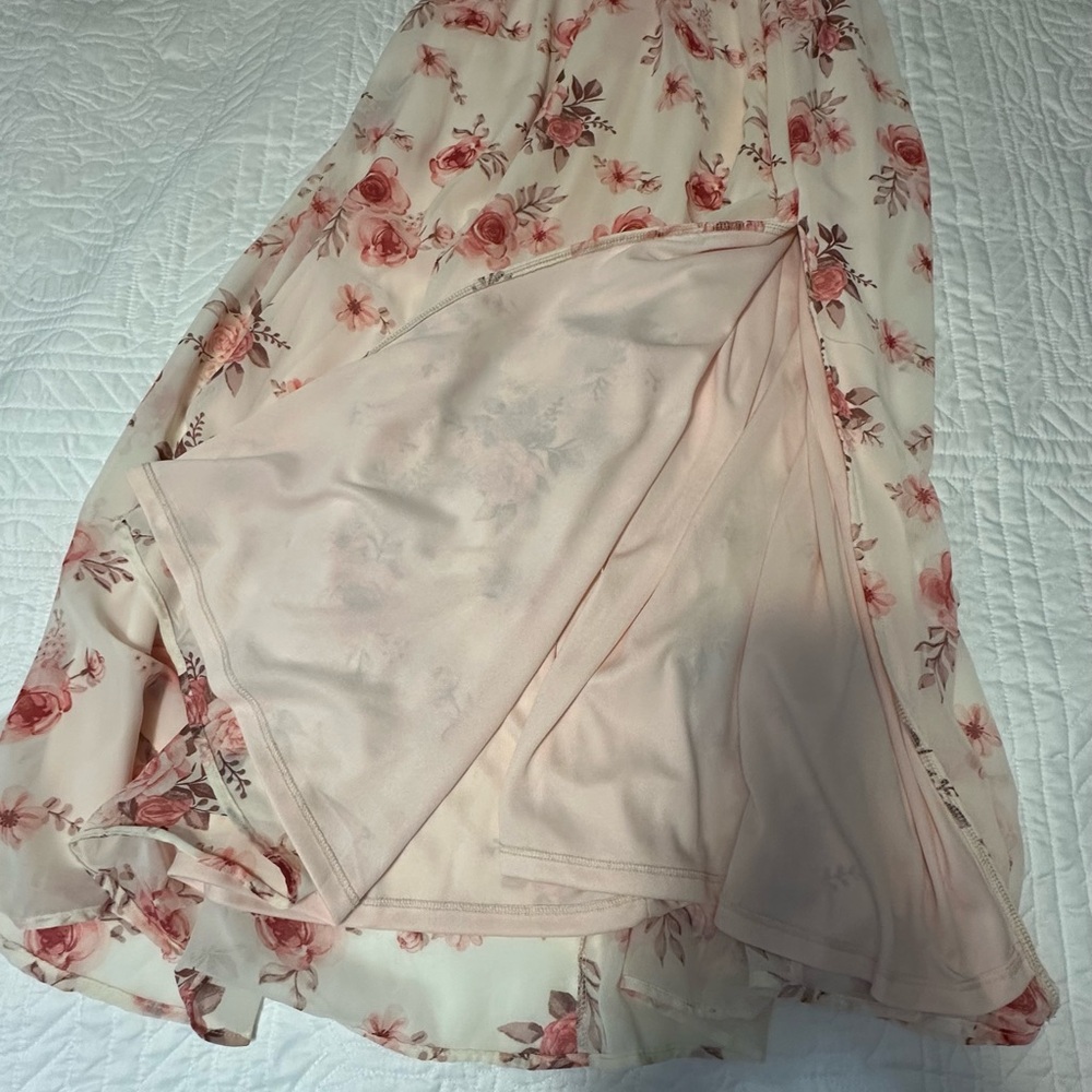 Rue21 Floral Maxi Dress with Roses - Picture 3 of 11